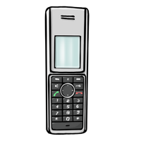 Telefon Grafik von einem Telefon