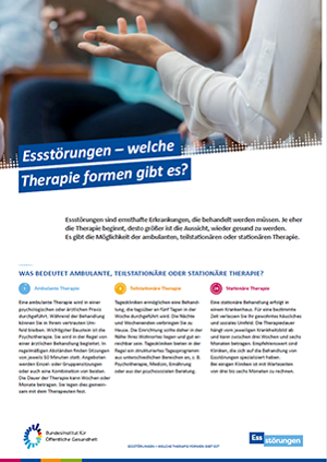 Themenblatt: Therapieformen