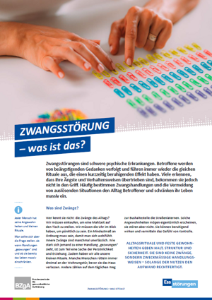 Themanblatt: Zwangsstörung - was ist das? Themanblatt: Zwangsstörung - was ist das?