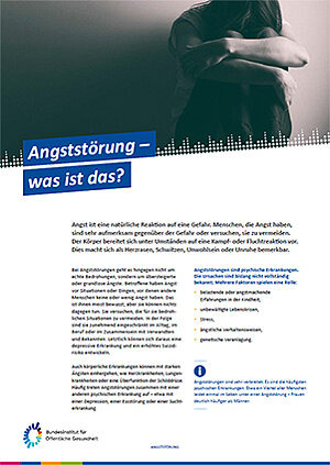 Themenblatt: Angststörung – was ist das?